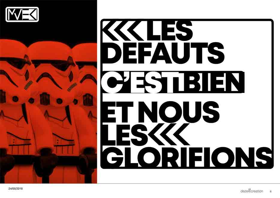 les défauts c'est bien