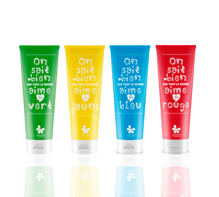 packaging tube de peinture