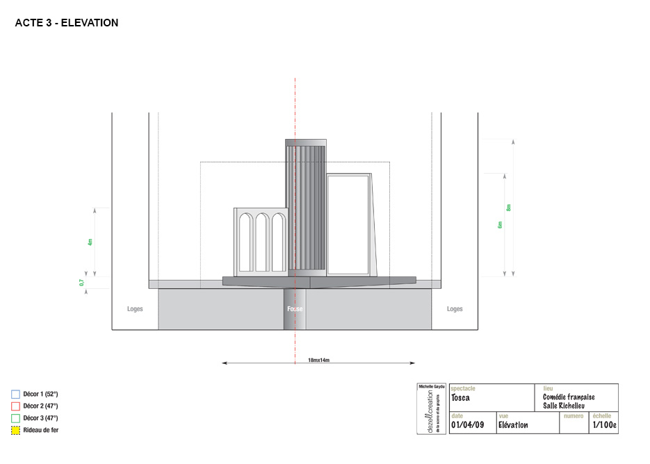 maquette acte 3-élévation